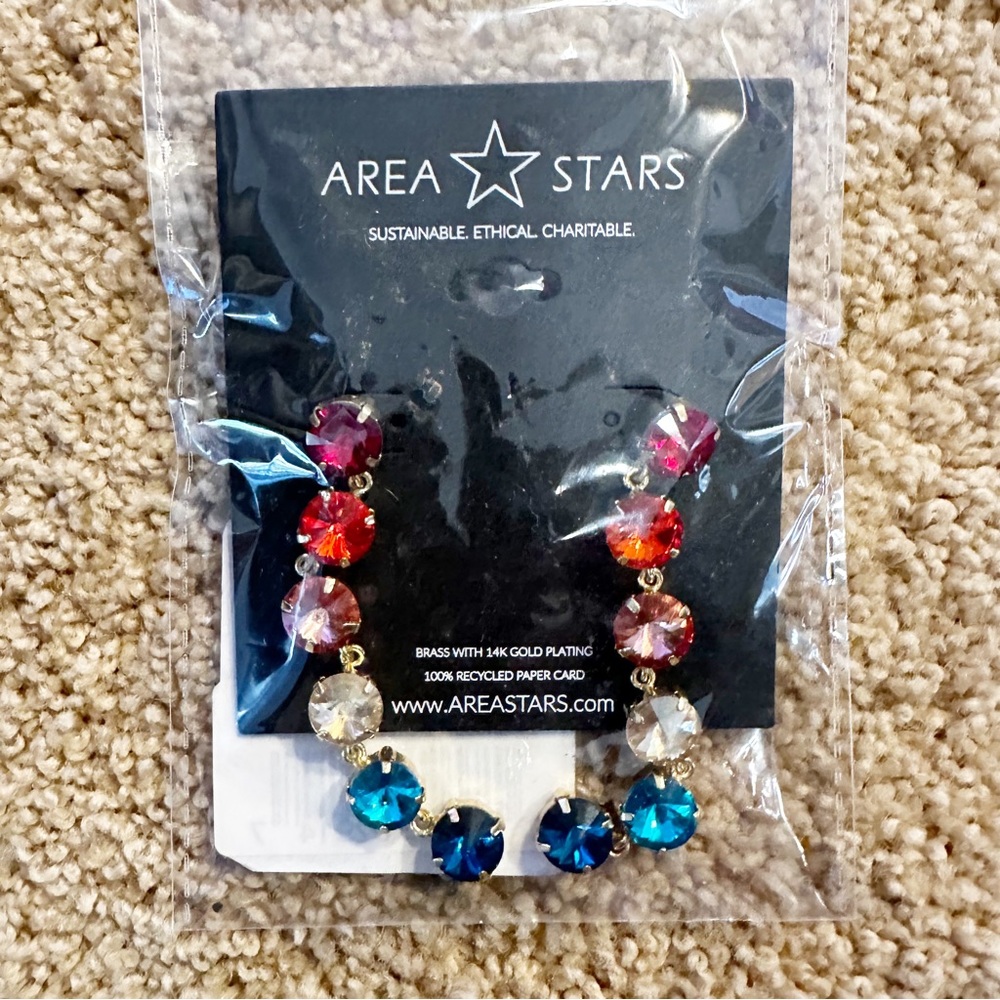 Area Stars Rainbow Drop Earrings - Picture 3 of 3